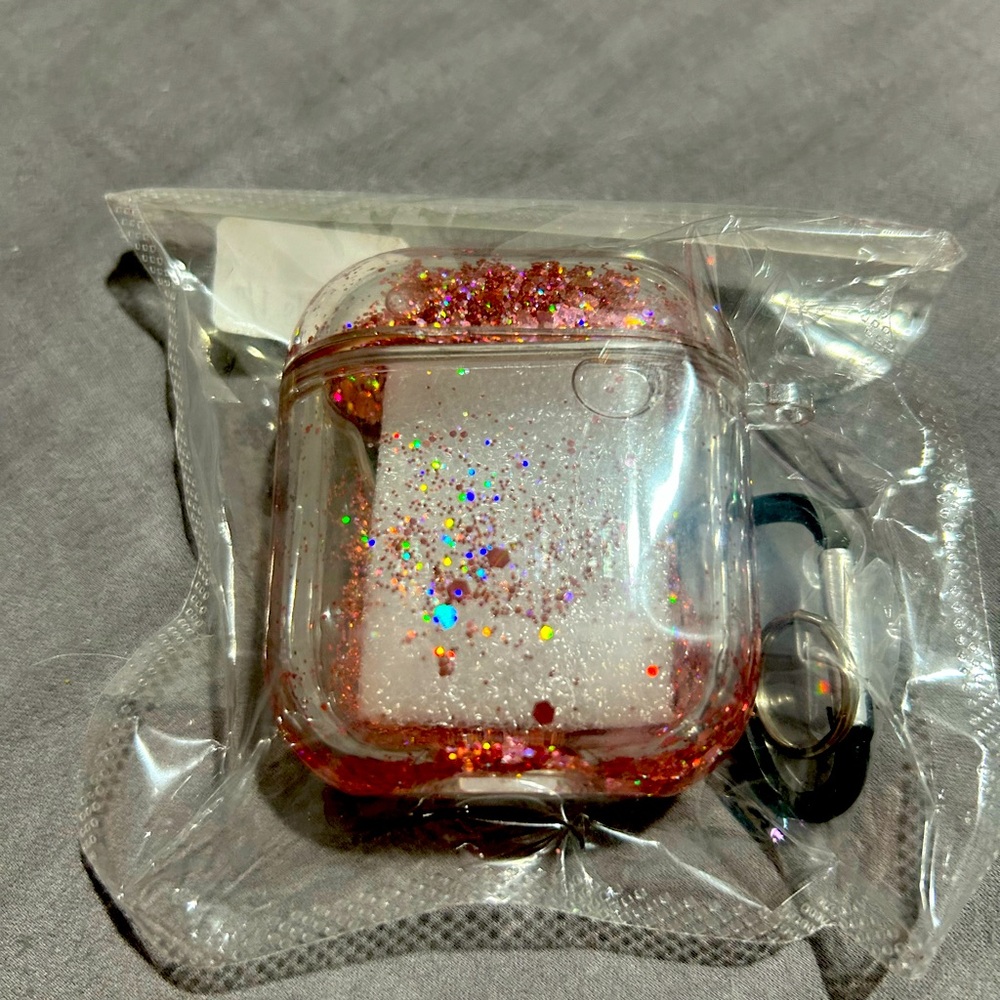 AirPods liquid glitter cover